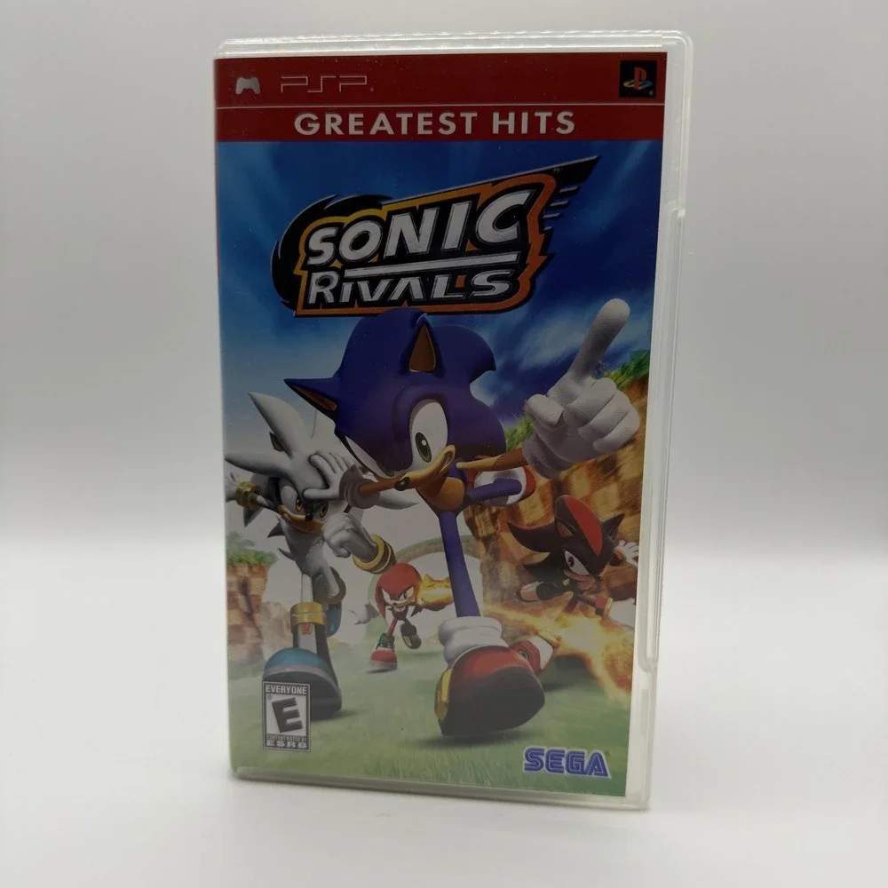 Sonic Rivals Sony PSP Game E SEGA NTSC-U/C Greatest Hits Disc Case Manual